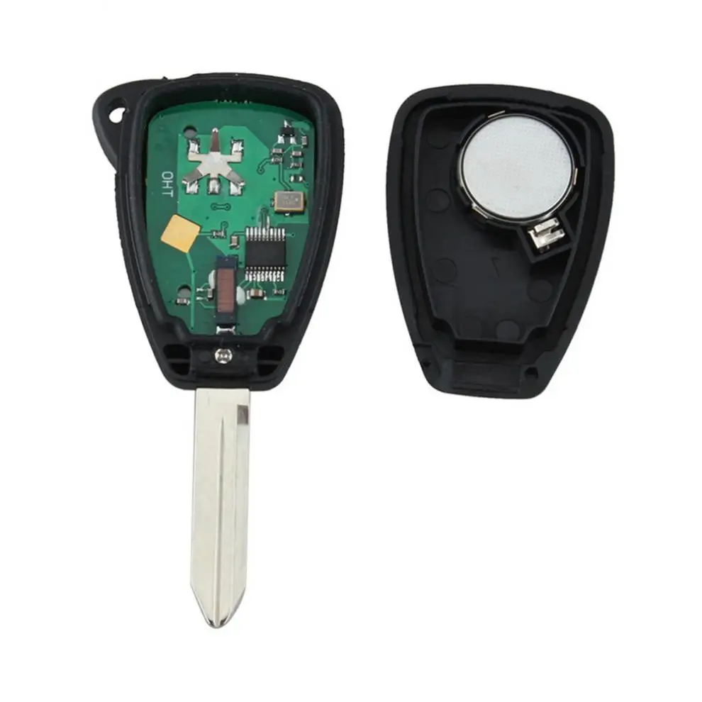 315 MHz Auto-Fernbedienungs-Schlüsselanhänger-Gehäuse, passend für Jeep Chrysler Dodge 200 2 1 3 Tasten ID46 79U61 Chip-Schlüsselsender OHT692427AA