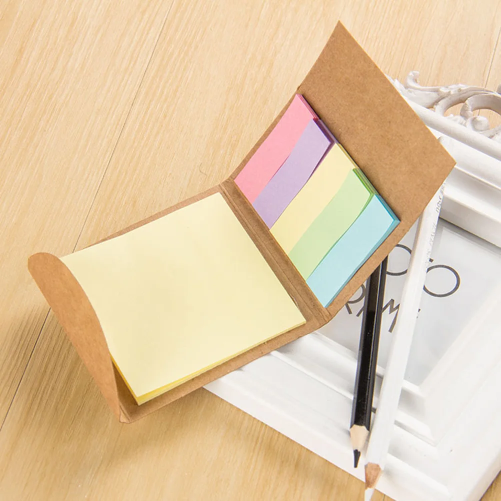 

3 Pcs Colorful Notepads Portable Blank Flash Cards Folding Memo Pads DIY Study Cards Small Size School Supplies Stationery Ideal