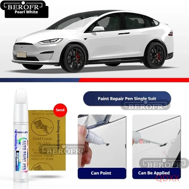 Paint Pen Supplies Modification Accessories Car Paint Scratch Repair Car Scratch Remover Paint Repair Set For Tesla Model X