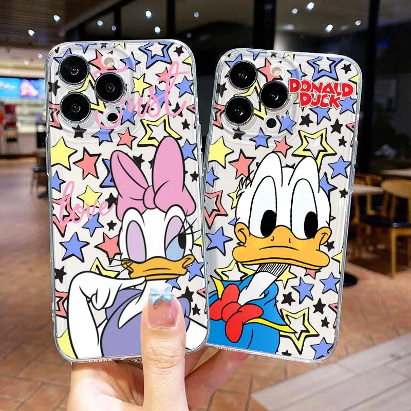 

Donald Duck Design Cute Phone Case For Apple iPhone 17 16 15 14 13 12 Mini Air Pro Max Plus Space Shell