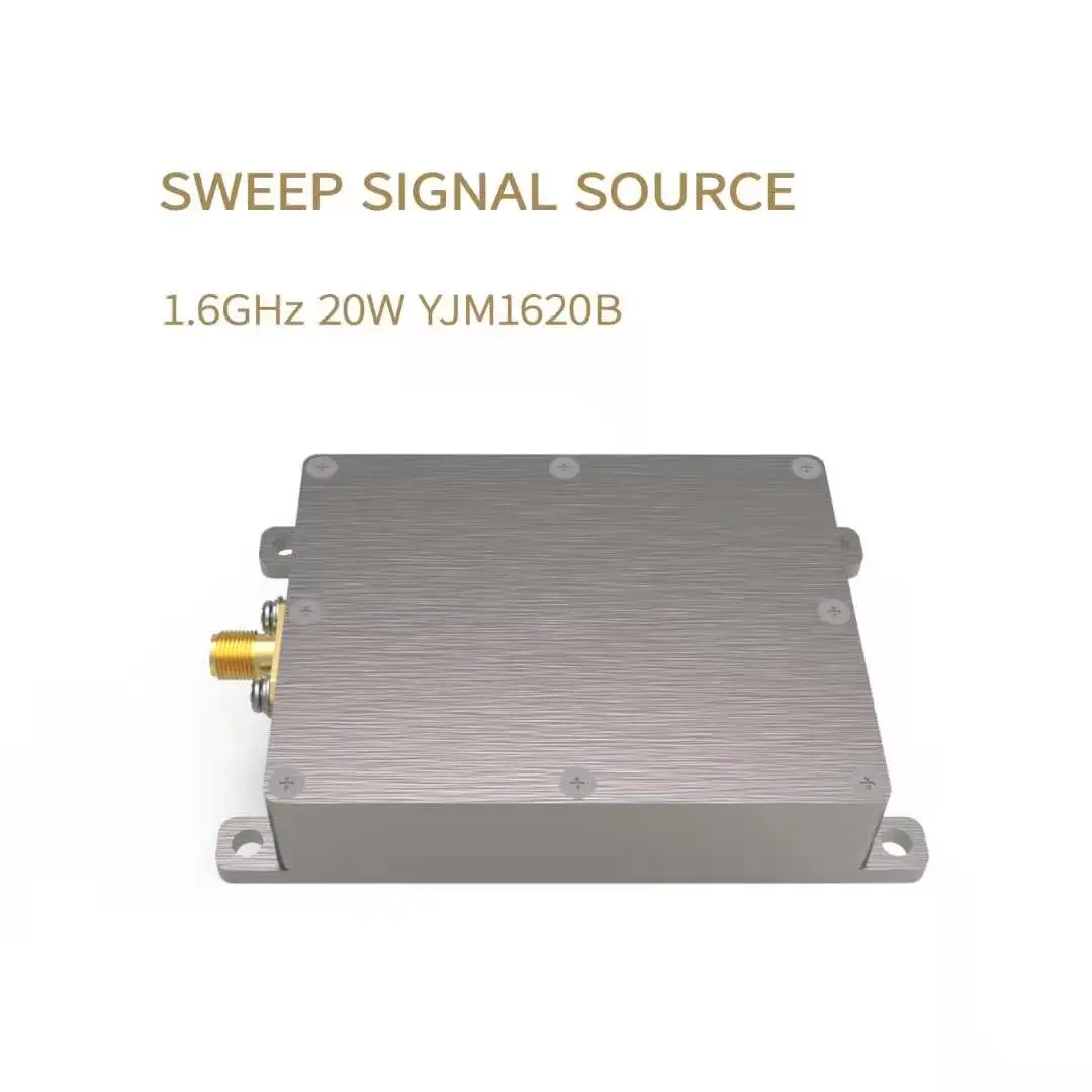 SZHUASHI 100% New 1.6GHz 20W 43dBm WIFI Wireless Sweep Signal Source Shielding Module For 1560MHz-1620MHz