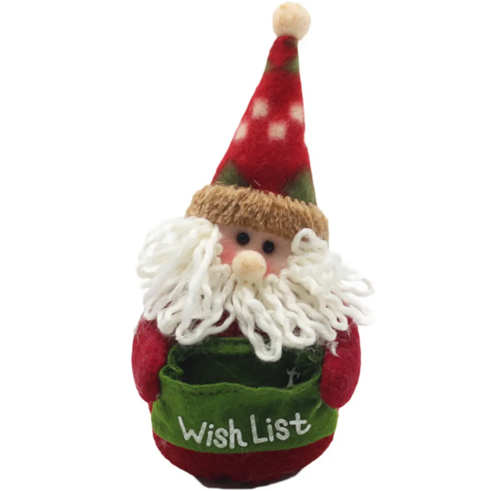 

Adorable Snowman Wooden Knitting Creative Adornment Pendant Christmas Decorations