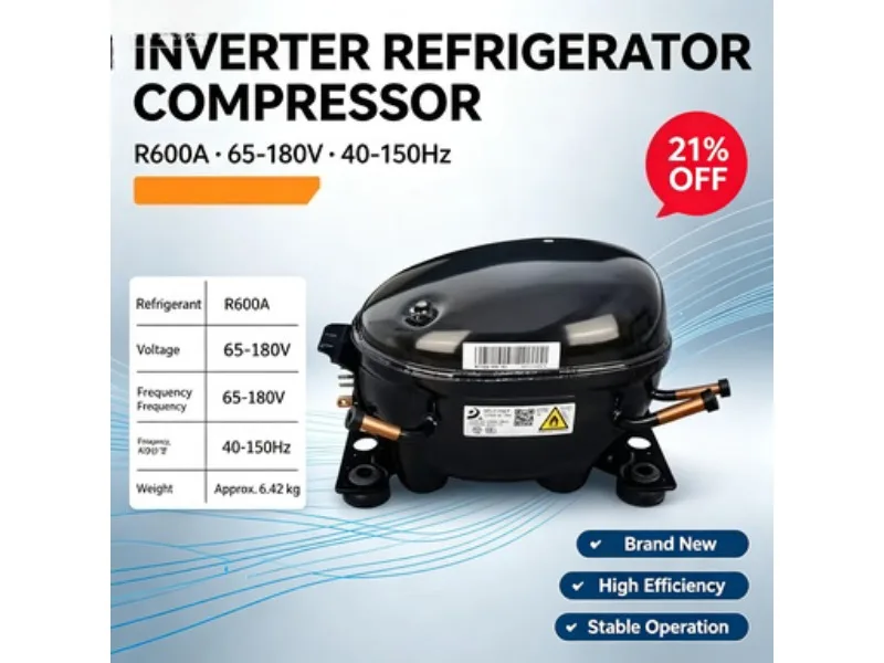 R600a Refrigerator Inverter Compressor VFA110CY1 VFA090CY1 VFL090CY1 VFL110CY1 Variable Pressure Replacement Part