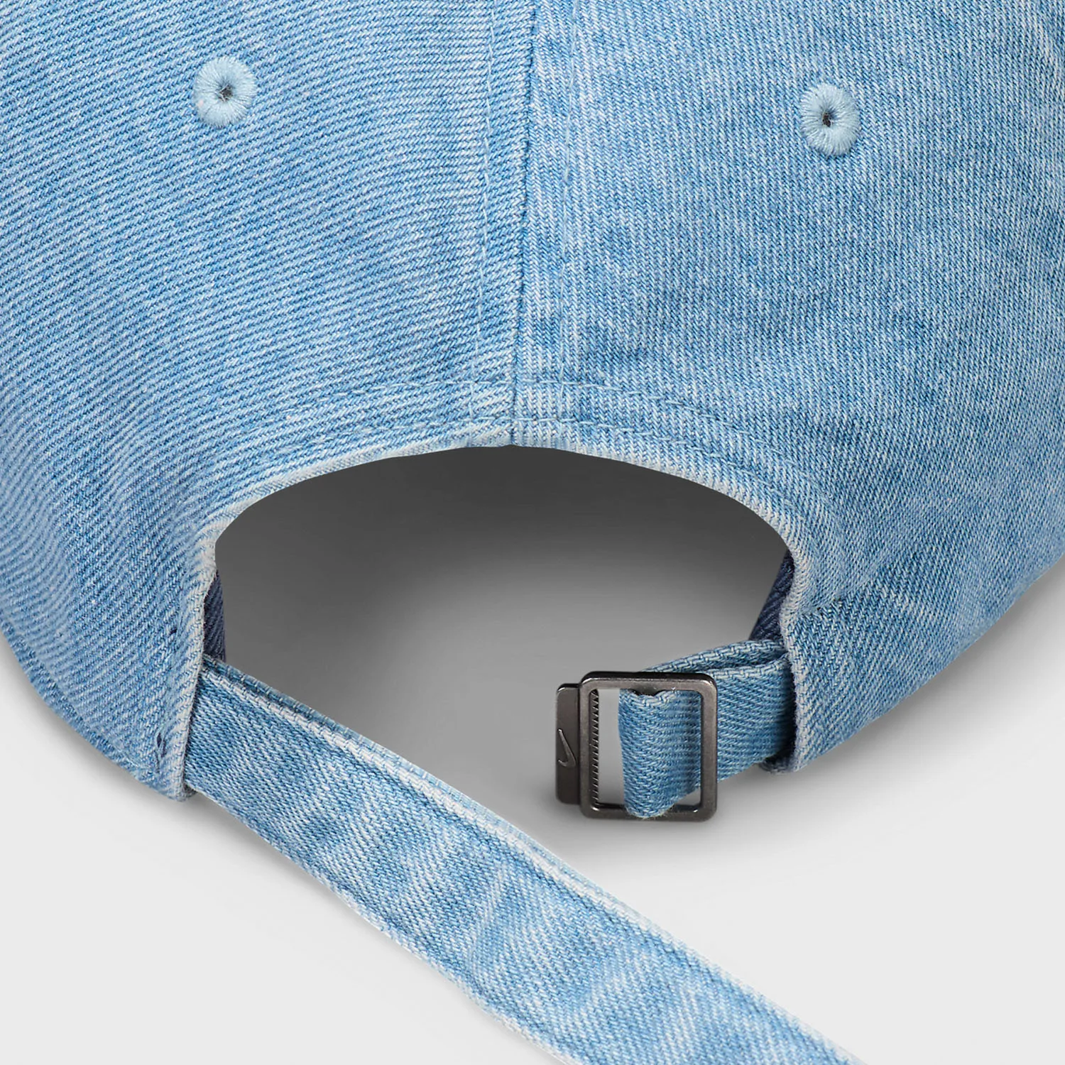 Nike genuine new men's and women's soft top denim embroidered casual baseball cap HF0383-429 view 3