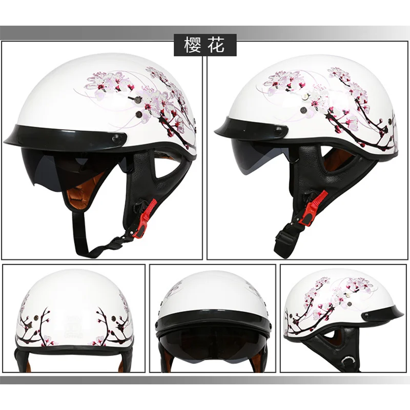 

Capacete Moto Protection Safe Motociclistas Riding Motocross Mens Womens Summer Cap Lightweight Hard Shell Helmet Summer Cap