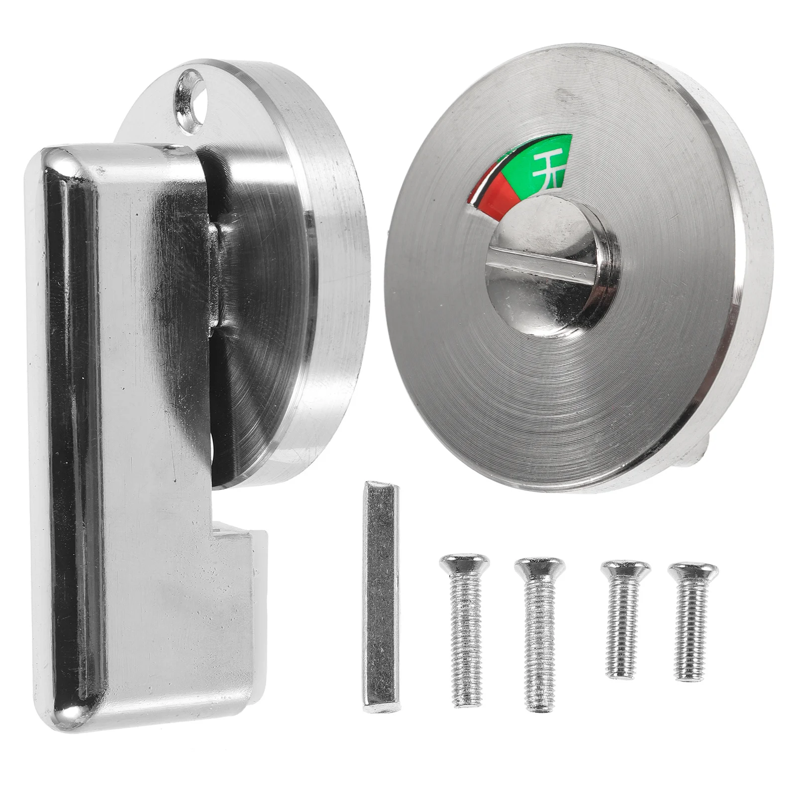 

Door Indicator Metal Bathroom Door Lock For Toilet Shower Cubicle Commercial Occupied Vacant Sign Rv Hotel Bolt Lock