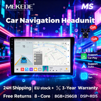 MEKEDE EU Warehouse 9/10 Inch 2 Din Universal Android 14 8GB+256GB Car Radio Autoradio Wireless Carplay Android Auto 2 Din Multimedia Video Player Smart Car Systems DSP 4G Intelligent Systems Stereo For BMW Peugeot Nissan Kia Honda GPS Navigation Headunit
