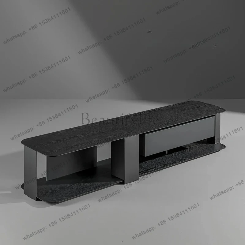 

yj32 Italian light luxury TV cabinet, living room home Italian high-end villa large apartment minimalist locker