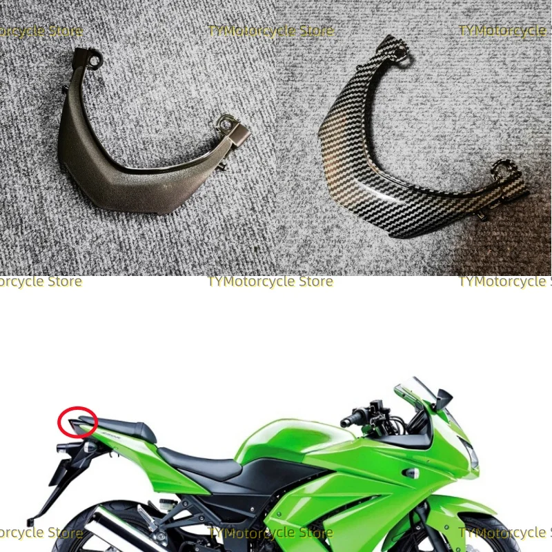 Motorcycle Rear Upper Tail Brake Light Fairing Fit For KAWASAKI NINJA250R NINJA250 NINJA 250 EX250 R 2008 2009 2010 2011 2012