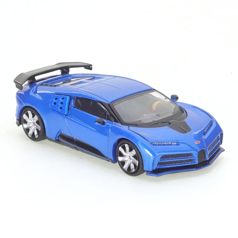 JKM-Bugatti Centodieci Diecast carro esportivo, brinquedo de simulação de liga, modelo azul, presentes para amigos e meninos, 2019, 1:64