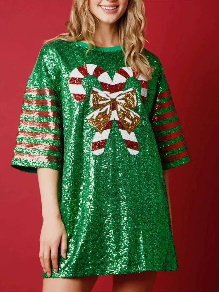 

Свободная повседневная женская весенне-летняя командная форма с блестками в уличном стиле, топ для черлидинга и регби