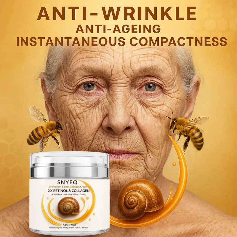 

Усовершенствованный крем с коллагеном Bee Venom, показывает укрепляющий эффект за 3 минуты, обладает на коллагене, гиалуроновой кислоте, ретинолом и