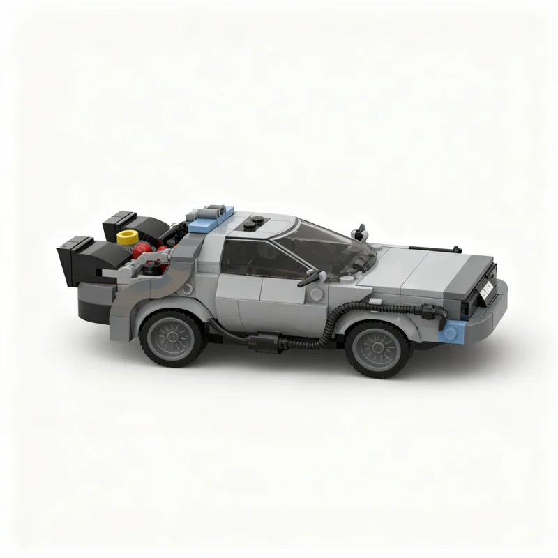 

Набор строительных блоков MOC «Машина времени» (328 деталей) с подсветкой, модель «Город Чемпионов», конструктор, рождественский подарок