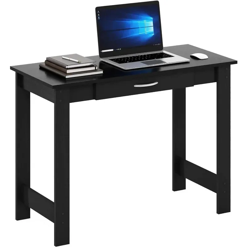 Writing Desk for Residential Use with DrawerBlack, Large