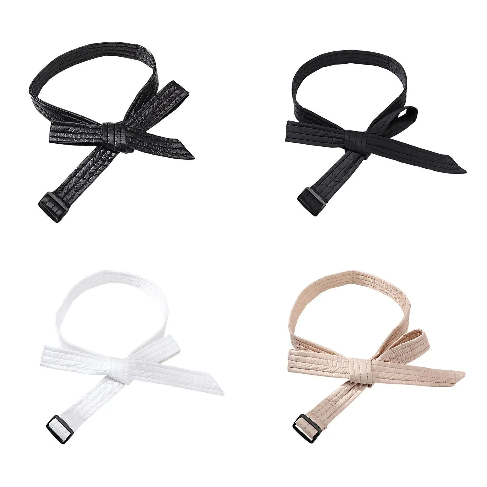 حزام سترة سفلي، حزام سترة منتفخ، مبطن بالقطن، حزام ربط خفيف الوزن للنساء #2