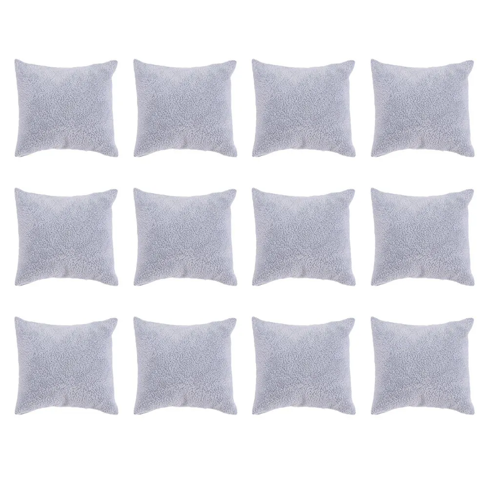 

12Pcs Small Jewelry Display Pillows Mini Bracelet Watch Storage Cushions Elegant Wrist Pillow for Jewelry Display Storage