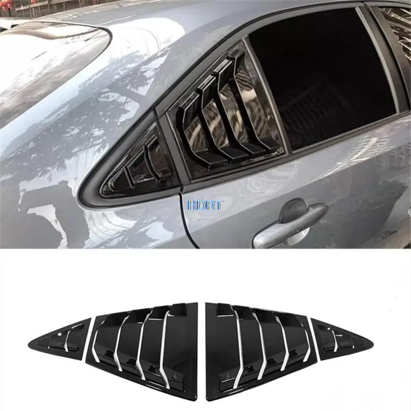 

Car Styling Accessories For Toyota Corolla 2019 + Rear Window Blind Shades Frame Louver Shutter Cover Exterior Sticker Trim Part