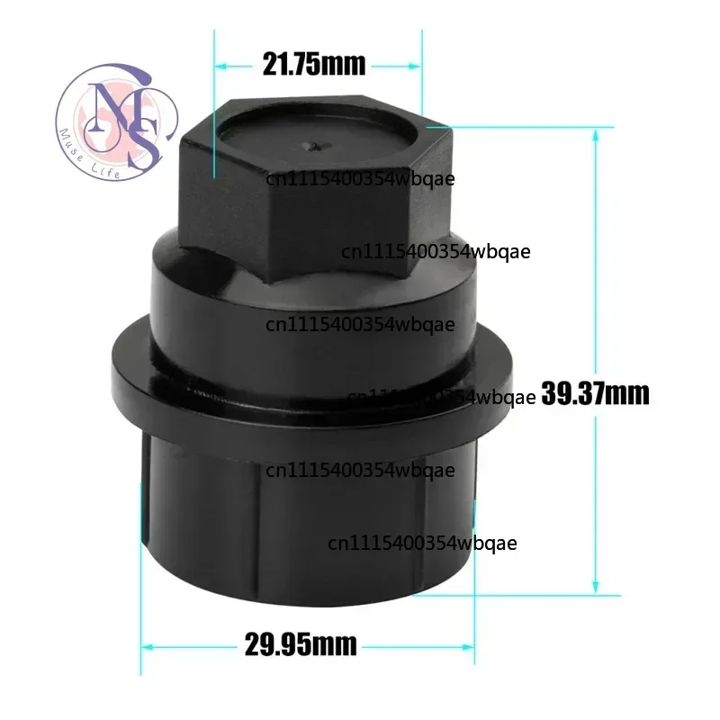 ZOCI-20/24Pcs Wheel Nut Cap Covers #9593028 15646250 12472838 Auto Wheel Hub Nut Protective Black Caps Repair Replacement Part
