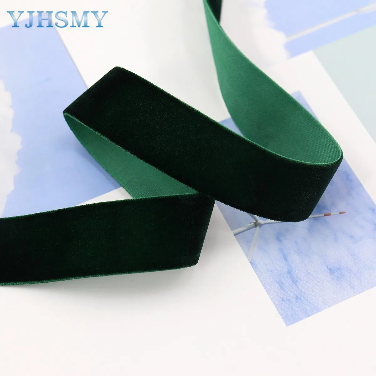 5 Yards Velvet Ribbon Single Face Ribbon Solid Colors Velvet Ribbon for Package Wrapping Hair Bow Clip Accessory DIY Craft