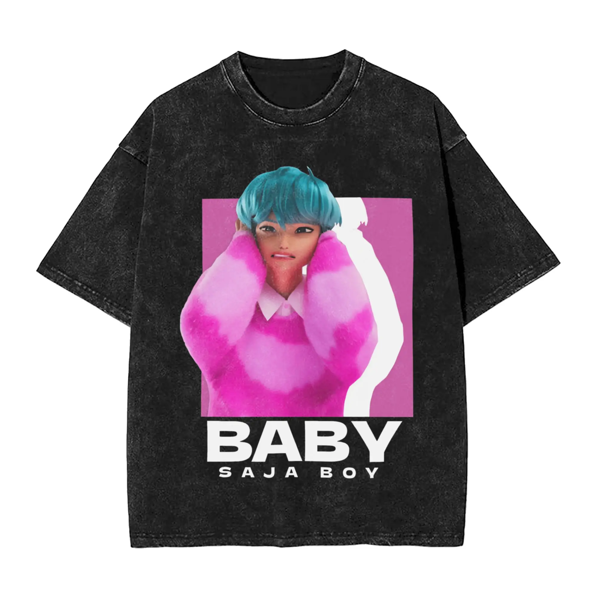 

Men's Baby Saja Boys K-Pop Demon Hunters T Shirts Top Tees Beach Y2K Funny Short Sleeve T-Shirt O-Neck Fashion Design Tshirt