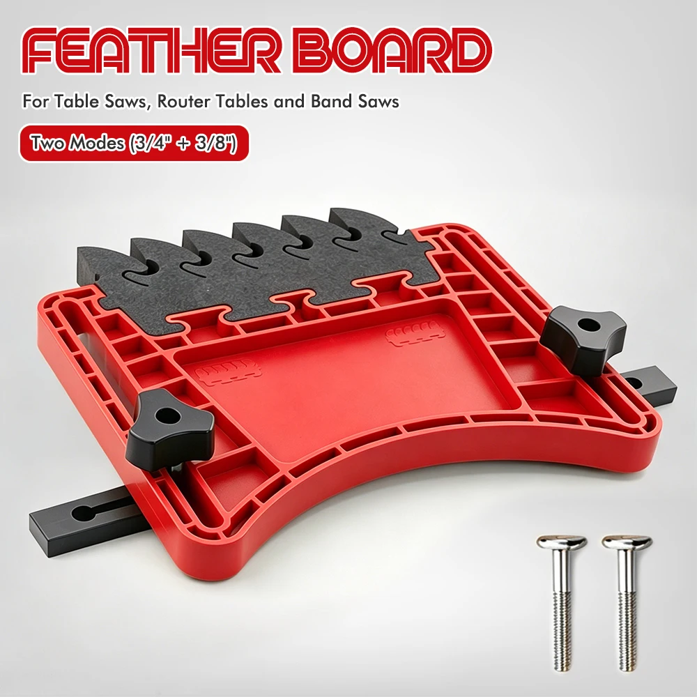 Kit Feather Board Safety Clamp 3/8
