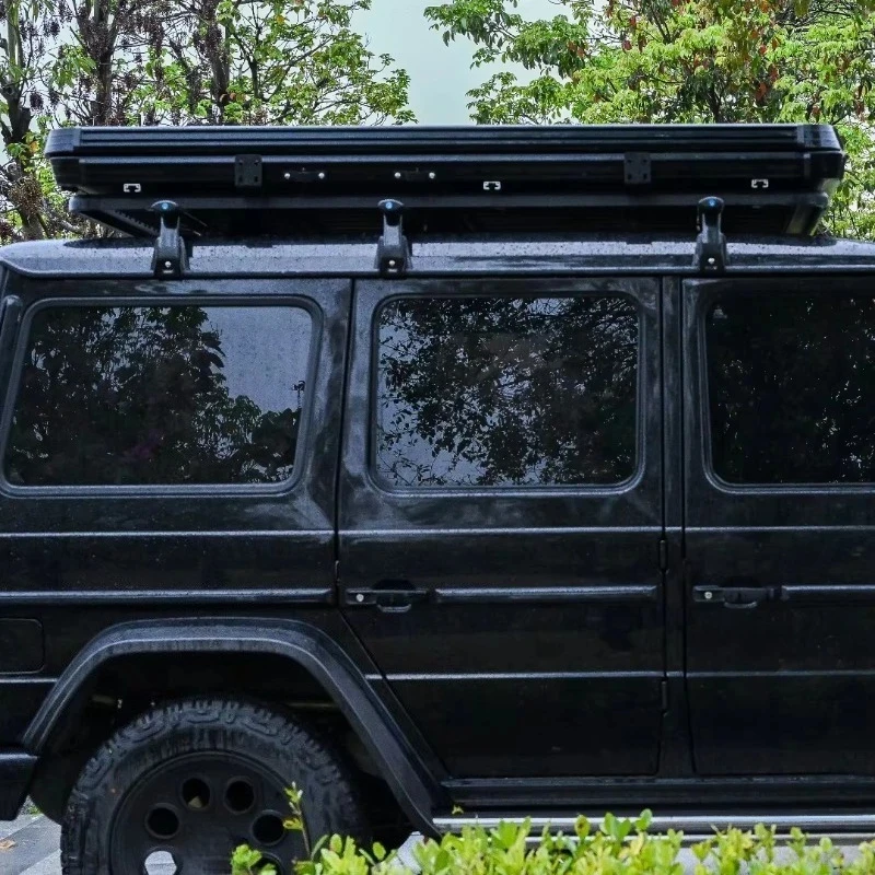 High Quality Triangle Hard Shell Rooftop Tent 2 Person Super Lightweight Waterproof For 4x4 Offroad Car Camping Custom Available