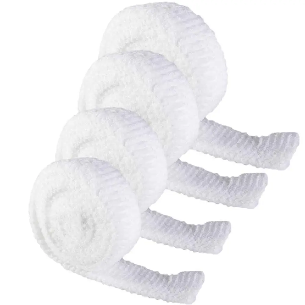 Halter elastisches Netz röhrenförmiger Verband Polyester atmungsaktiver Netz verband weißes elastisches Handgelenk/Ellbogen/Knie/Knöchel