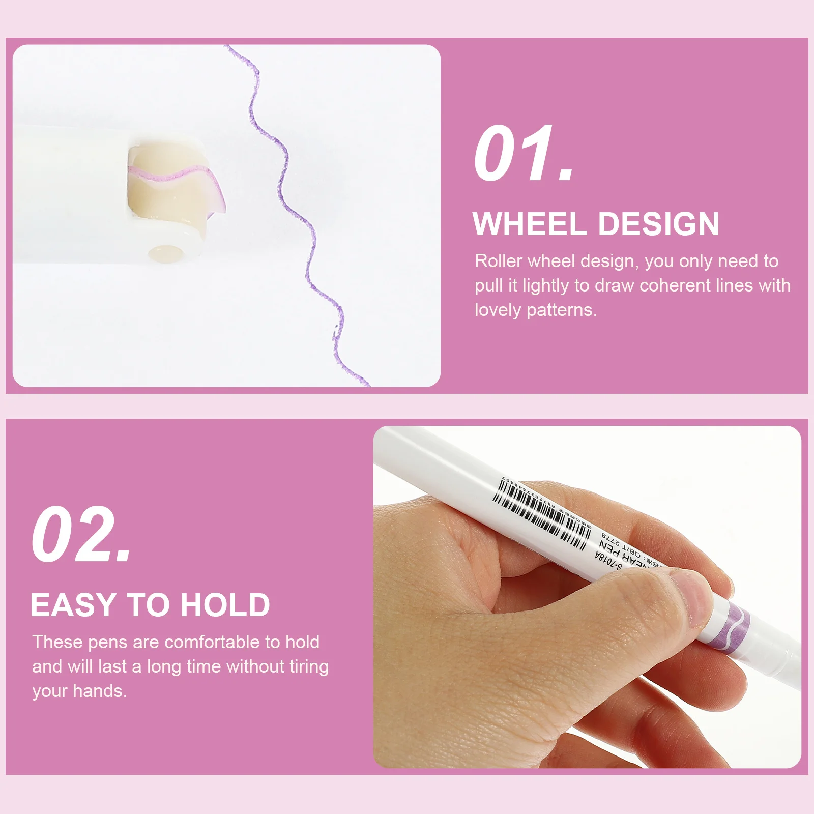 

12 Pcs Contour Pen Color Pens Journaling Curve Line Planner Colored Marker for Writing Scrapbook