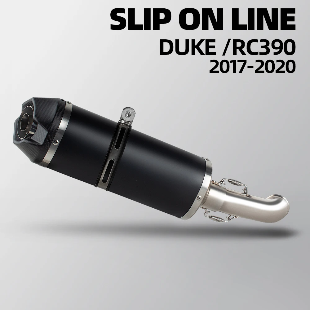 

Motorcycle Imitation Racing Exhaust Kit Tail Pipe Muffler Slip on Line For DUKE390 DUKE250 RC390 RC250 2017-2020 With DB Killer