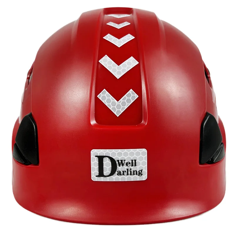 Working Construction Safety Helmet ANSI Vents Industrial Cycling Outdoor Hard Hat With Reflective Sticker