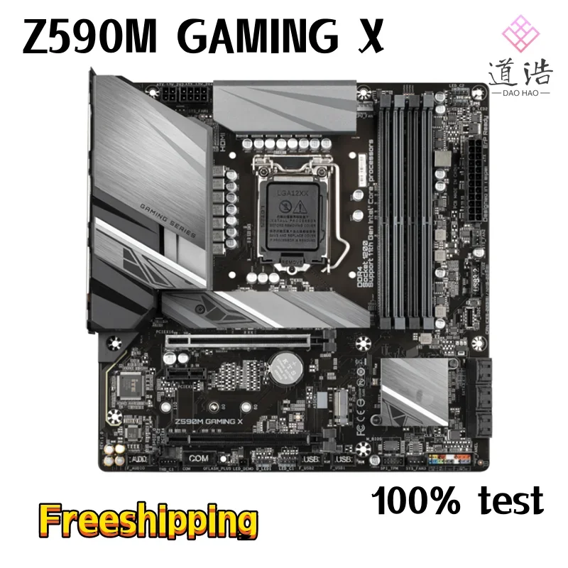 For Z590M GAMING X Motherboard 128GB HDMI DP M.2 LGA 1200 DDR4 Micro ATX Z590 Mainboard 100% Tested Fully Work