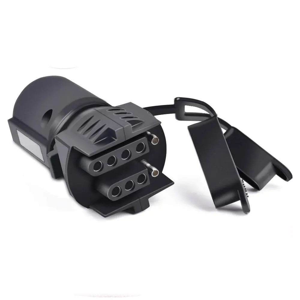 

1 Pc RV Trailer Light Connector 7P to 4P 5P Functional Trailer Light Adapter Suitable for Use With RVs ATVs, and Various Vehicle