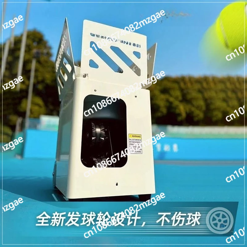 JT-M6 Tennis Intelligent Automatic Ball Serve Machine Tennis Training Device Small and Portable 80-100pcs