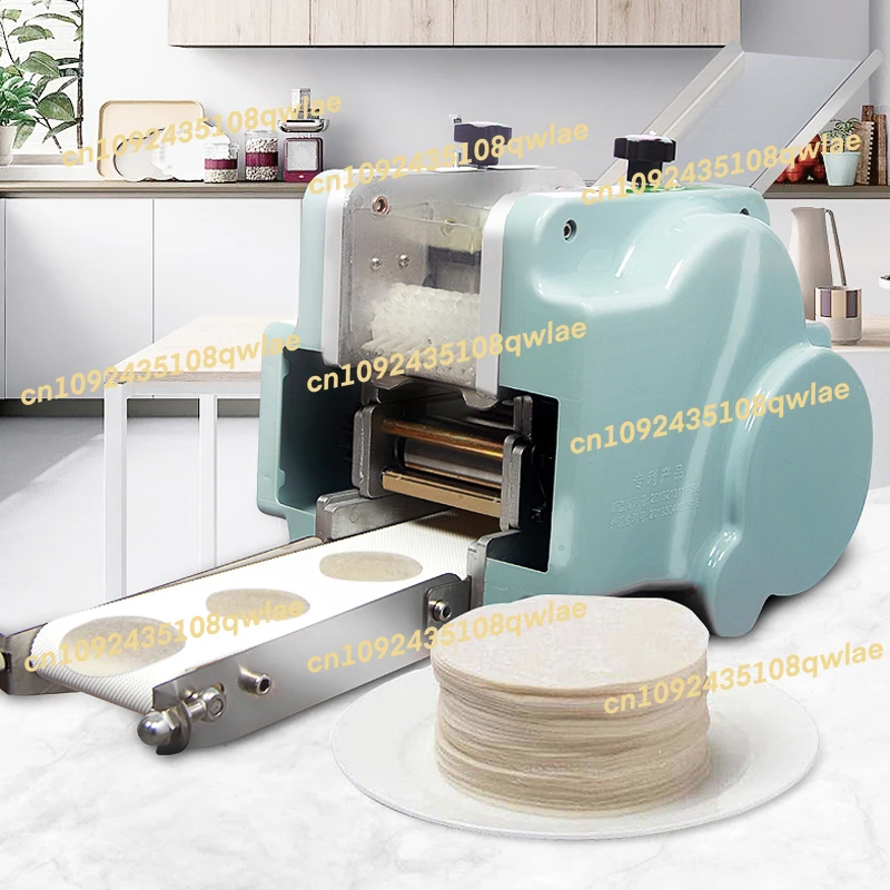 

electric Automatic Dumpling Wrappers Machine 110V Wonton Slicer Roller Press pastas Maker dough wrapping Small Commercial 220V