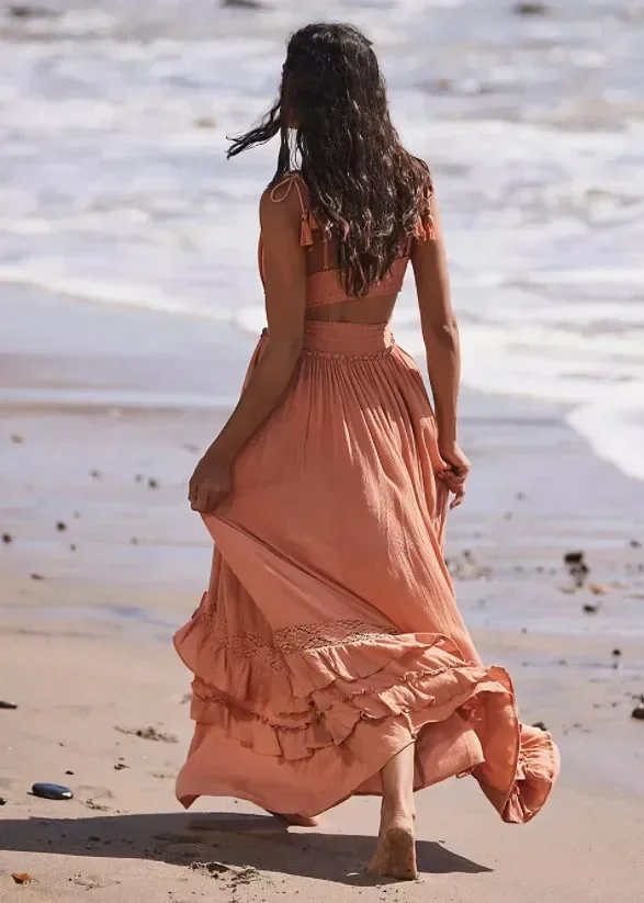 Canwedance Summer Beach Dress Sleeveless Cotton Maxi Dresses Boho Style Solid Color Lace Ruffled Sundress Mujer Vestidos - AliExpress 200000345 Canwedance Summer Beach Dress Sleeveless Cotton Maxi Dresses Boho Style Solid Color Lace Ruffled Sundress Mujer Vestidos - AliExpress 200000345