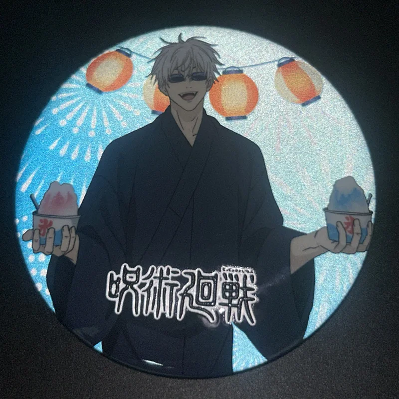 

Anime Jujutsu Kaisen Satoru Gojo Cosplay Reflect Light Relief Badge Ambitus