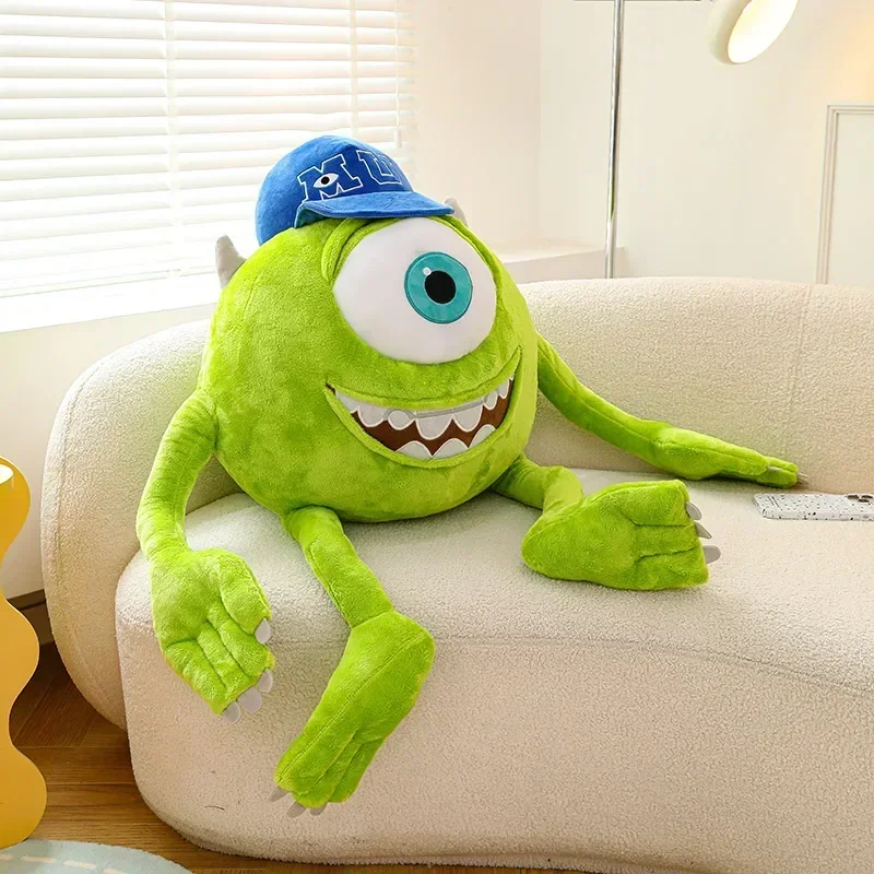 80cm Big Size Disney Mike Wazowsky Monsters University Monsters, Inc. Plushies Pillow Doll Stuffed Animal Cartoon Anime Toy Gift