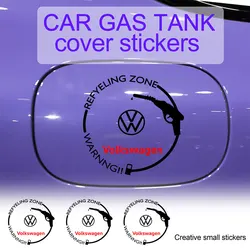 New Car Styling PVC Logo Side Body Fuel Tank Cap Decoration Sticker for Volkswagen Passat Jetta Polo Golf Magotan B5 B6 Sagitar