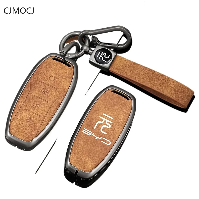 

Premium Zinc Alloy Key Cover Case for BYD Yuan UP 410KM Beyond Edition / Leading Edition (2024) - Protective Key Fob Shell