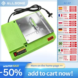 ALLSOME 220V 미니 테이블 톱 수제 목공 벤치 톱 절단 도구 480W BG-3115