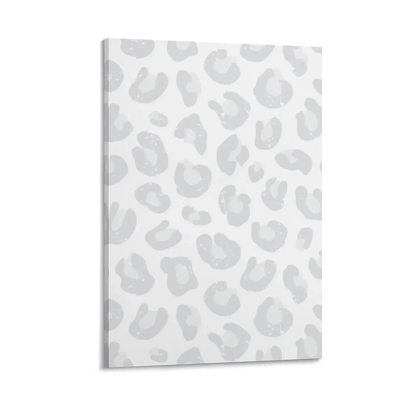 

Leopard Print - Silver Gray and White Canvas Painting bedroom decor posters for room room decor