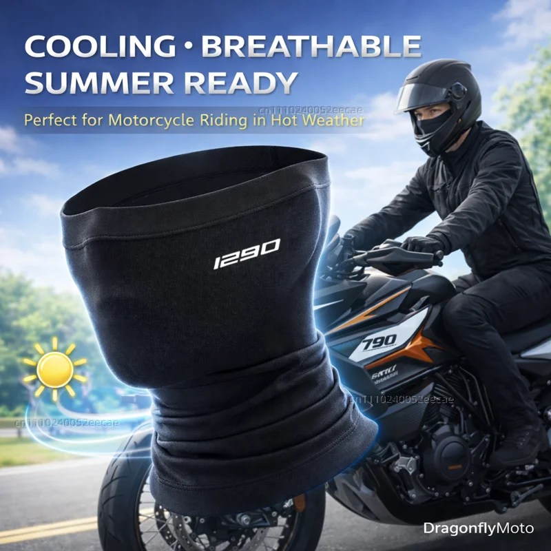 

Для мотоциклов KTM Adventure 790 990 1050 1090 1190 1290: летняя охлаждающая дышащая маска для лица, бафф, балаклава с индивидуальным логотипом