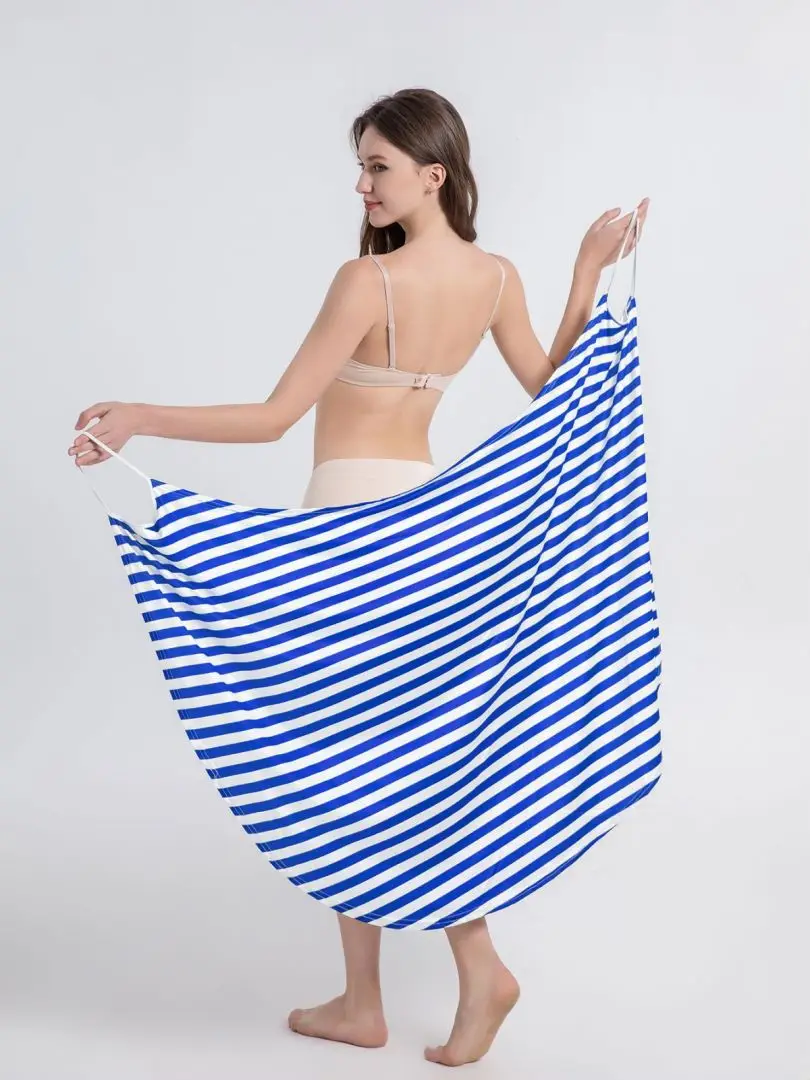 NSANGU Summer Beach Sexy Women Solid Color Wrap Dress Sun Protection Bikini Cover Up Sarongs Female Bathing Suit Swimwears