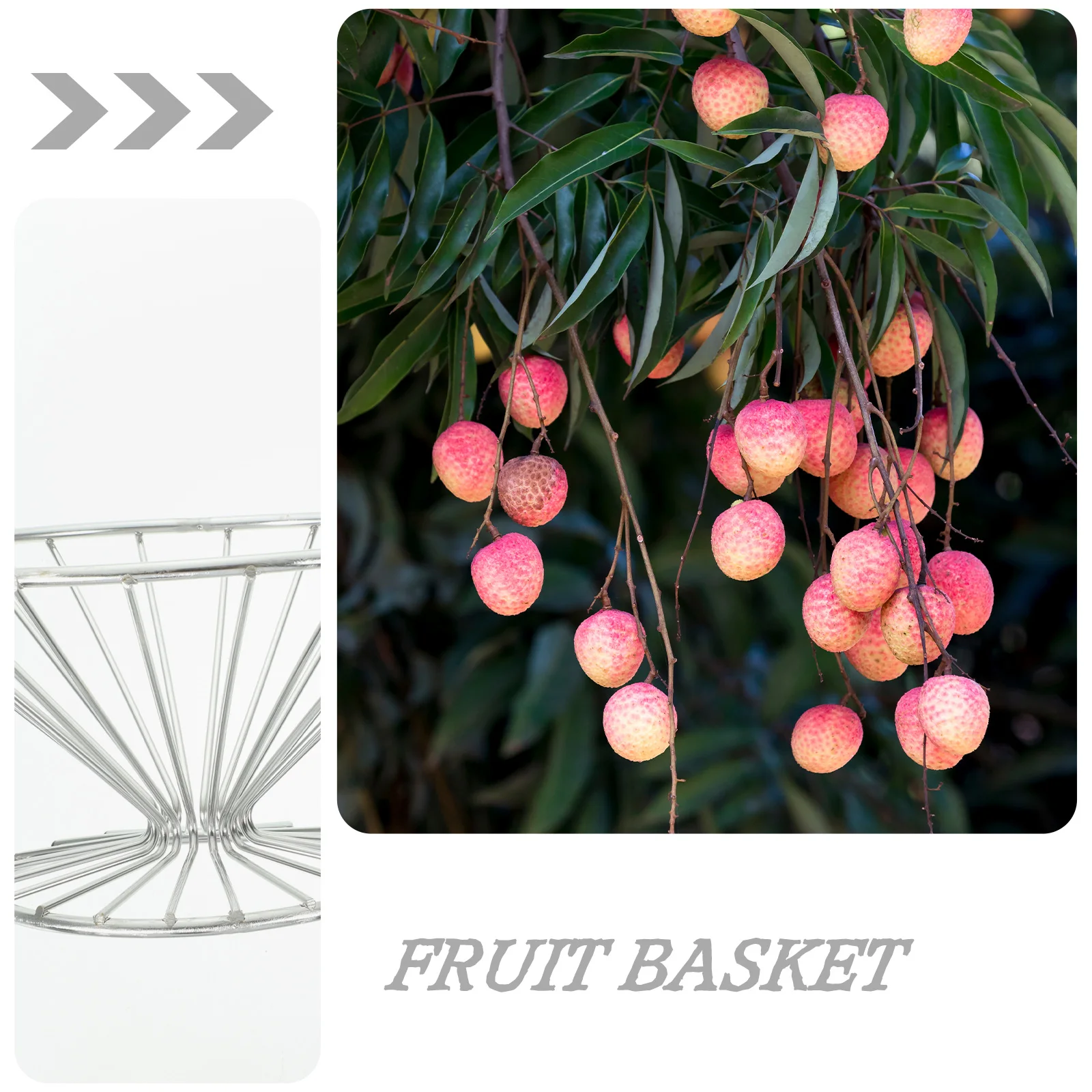 

Iron Fruit Basket Modern Stainless Steel Decorative Bowl For Kitchen Table Centerpiece Fresh Keeping Wire Basket