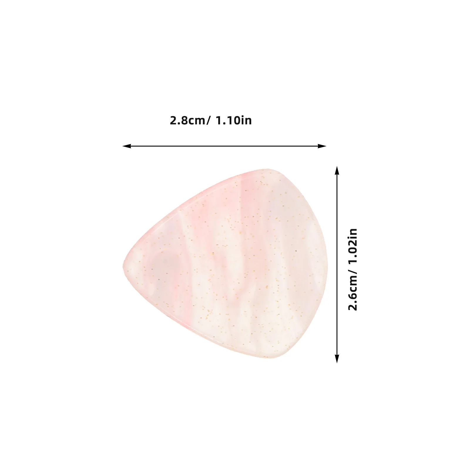 

5pcs Set of 5 Guitar Picks' Compact Electric Acoustic Guitars Plectrums for Bass Parts