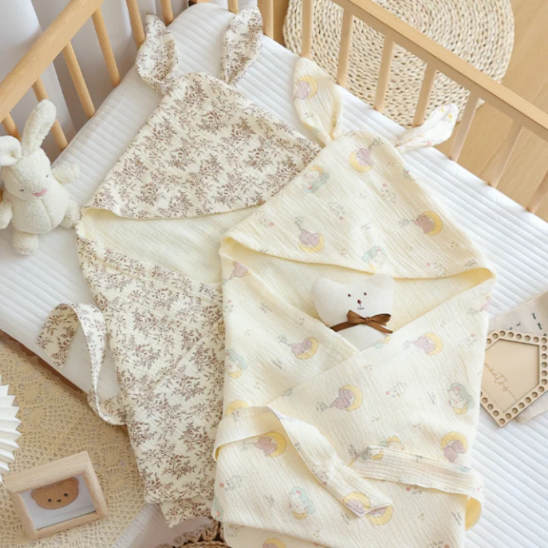 

Муслиновое детское пеленальное одеяло, летнее детское одеяло для новорожденных для мальчиков и девочек, одеяло для приема младенцев, мягкие детские накидки, банные полотенца