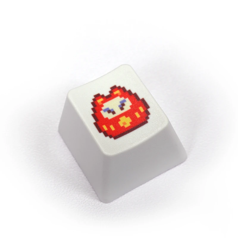 Esc Keycap Persoonlijkheid Pixel Wind Leuke Cartoon Gelukkige Kat Custom Ome Profiel R4 Pbt Materiaal Toetsenbord Cap