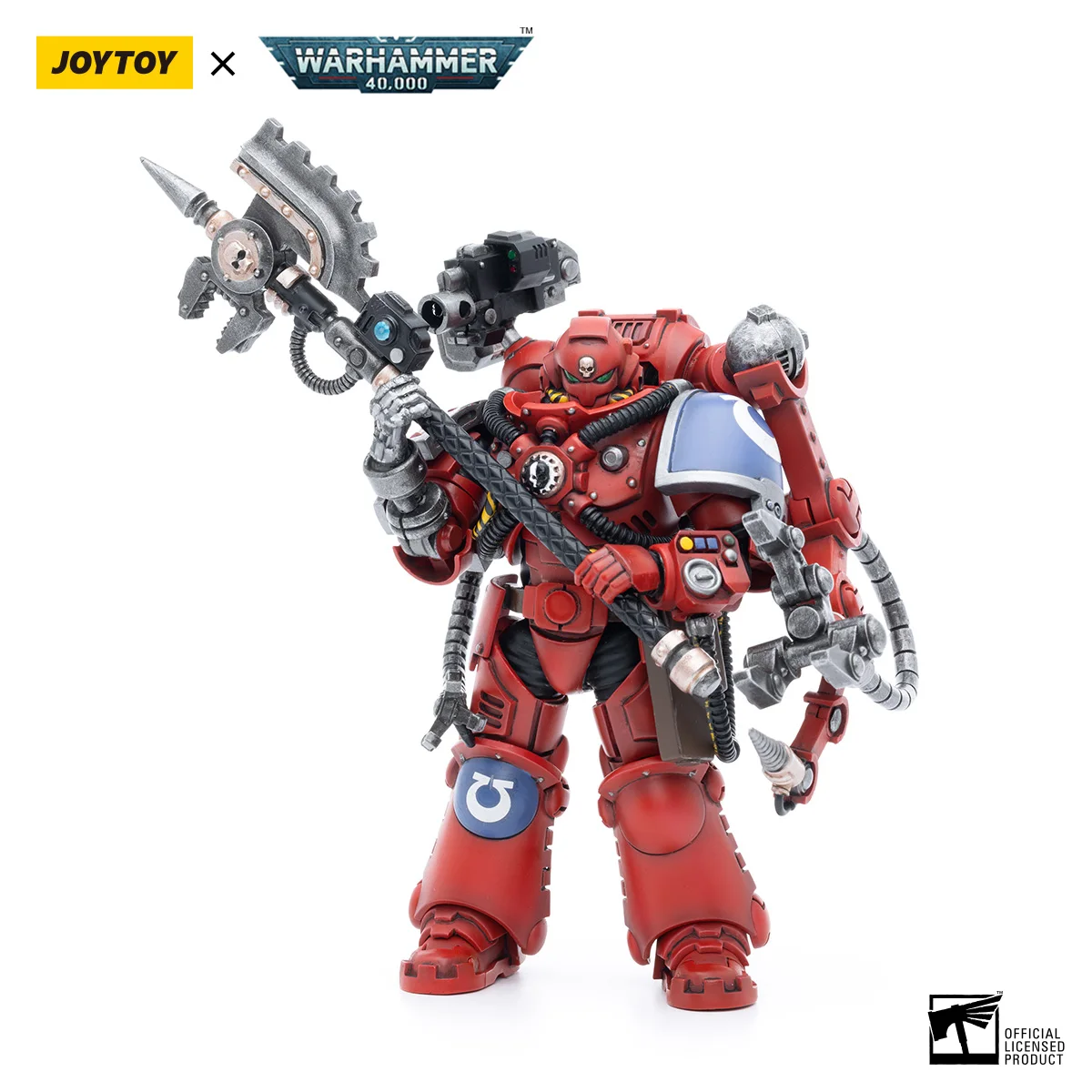 [W magazynie] JOYTOY Warhammer 40K 1/18 figurki ultramaryny Primaris kolekcja Model prezent Techmarine darmowa wysyłka