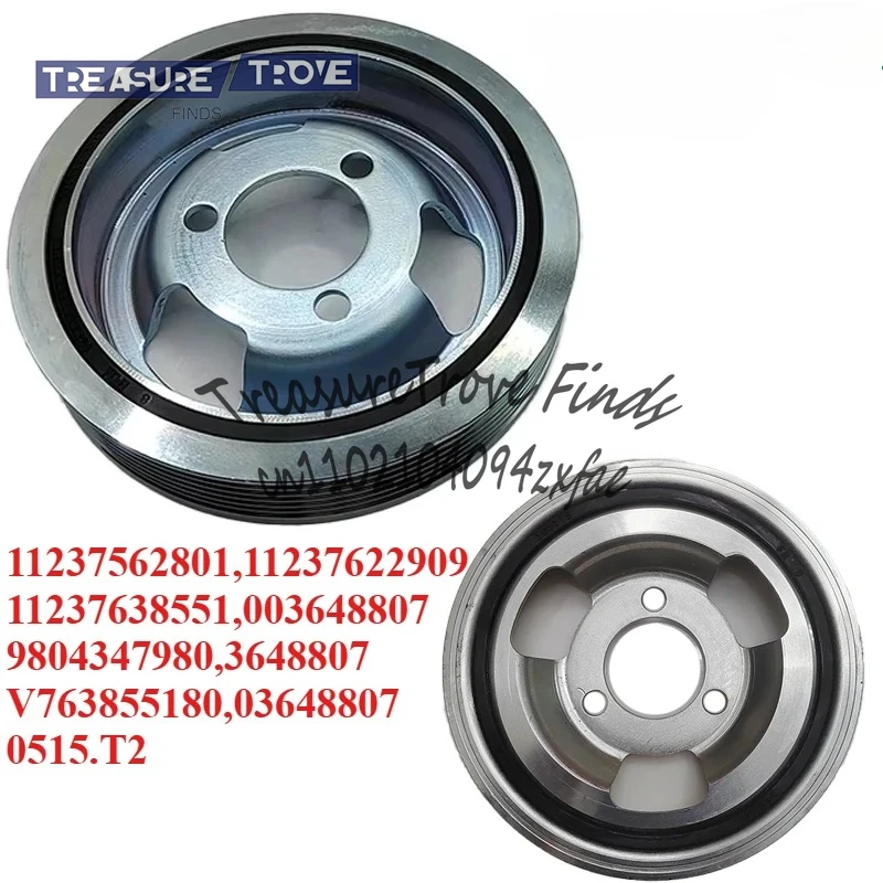 

Crankshaft Belt Pulley 11237622909 11237638551 0515.T2 9804347980 003648807 For BWM MINI CITROËN DS OPEL PEUGEOT VAUXHALL