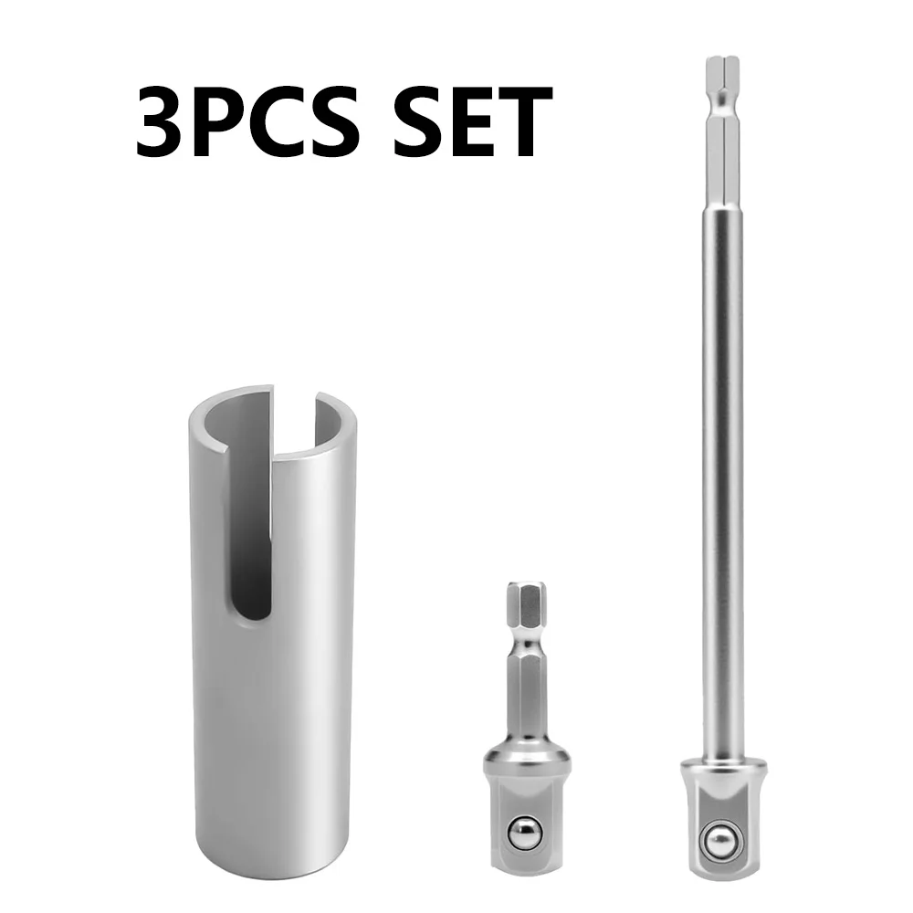 For Rv Trailer Scissor Adapter Stainless Steel Scissor Slotted Drill Adapter With 2 Adapter Bits For Cordless Drills Wrenches
